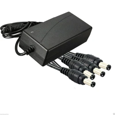 Immagine di Alimentatore Stabilizzato Trasformatore 12V 10A 120W 4 Uscite Telecamere DVR Srisce Led Utilizzato per Spina di Alimentazione Notebook Schermo TFT LCD Radio, Nas, HD Esterno, Router, Hub, Switch