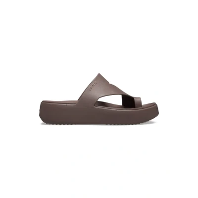 Immagine di Crocs Donna Getaway Platform Toe Loop Sandalo, Truffle, 34/35 EU