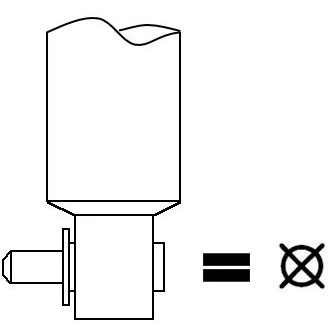 Immagine di KYB 3448029 Ammortizzatore Assale posteriore A pressione del gas doppio tubo telescopico Occhiello superiore, Ponte inferiore
