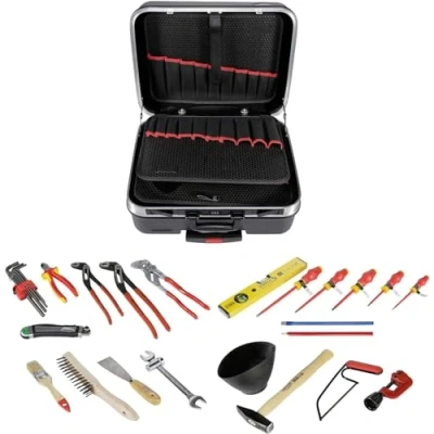 Immagine di Knipex BIG Basic Move Sanitär 00 21 06 HK S Valigetta porta utensili con contenuto (L x L) 520 mm 264