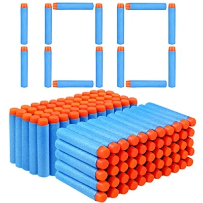 Immagine di VCOSTORE Colpi Nerf 100 Pezzi Proiettili Frecce Dardo Ricarica in Schiuma per la Serie N Strike Elite Blasters