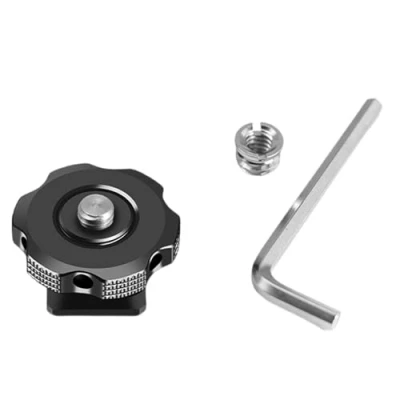 Immagine di Freddo Shoe Mount Adapter Cold Staffa Standard 1/4 &quot;Foro Filettatura Per Fotocamera DSLR Lampeggiante Led Monitor di Luce Video