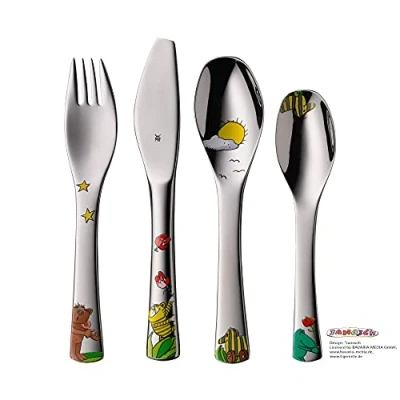 Immagine di WMF Set posate bimbo Janosh, 4 pezzi, colorate, acciaio inox 18/10