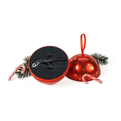 Immagine di KNIPEX Cobra® XS Originale idea regalo, la mini pinza regolabile per tubi e dadi in una scintillante palla di natale (87 00 100 XMAS)