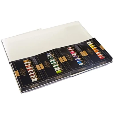 Immagine di Martin Universal Design Mission Gold Water Color Palette Set, 36 Colors by Mijello Class