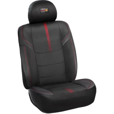 Immagine di Red Bull Set Coprisedile 3 Pz Powerbar II Nero/Rosso per auto, confortevole, resistente, facile e veloce da installare