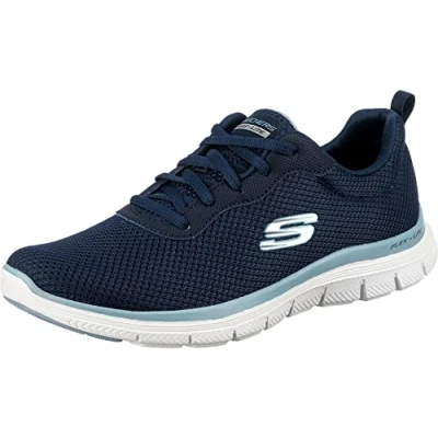 Immagine di Skechers Flex Appeal 4.0 Brilliant View, Scarpe da ginnastica Donna, Navy Mesh Bluen Trim, 36 EU