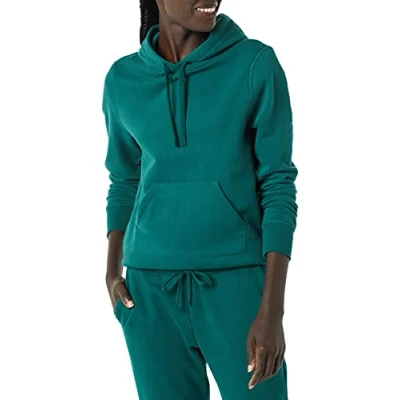 Immagine di Amazon Essentials Felpa con Cappuccio in Pile (Taglie Forti Disponibili) Donna, Verde Scuro, L