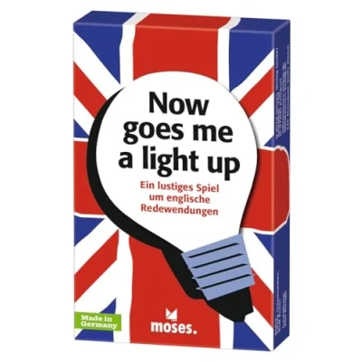 Immagine di Moses. Now Goes Me a Light Up Divertente Gioco sui Modi di Dire Inglesi