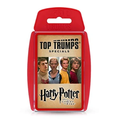 Immagine di Top Trumps Gioco di carte speciali Harry Potter e il calice fuoco, gioca con Harry, Ron, Hermione, Silente, Piton Hagrid, educativo per 2 più giocatori è un ottimo regalo bambini dai 6 anni