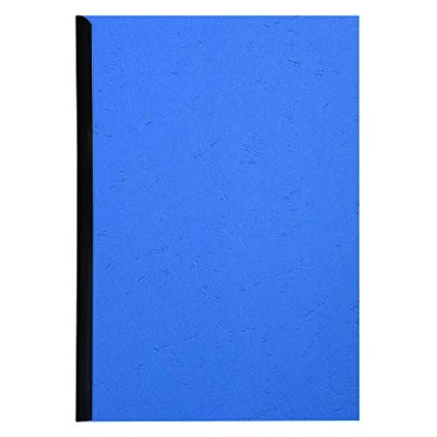 Immagine di Clairefontaine everCover couverture/dos de couverture carton, recycle cuir avec structure marron dIN a4 270 g/m ² (2713) bleu foncé lot 100