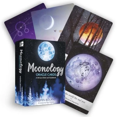 Immagine di Moonology™ Oracle Cards: A 44 Card Moon Astrology Deck and Guidebook