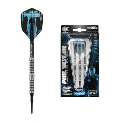 Immagine di Target Darts Phil Taylor Power 8 Zero 18G 80% Set di Freccette con Punta Morbida in tungsteno