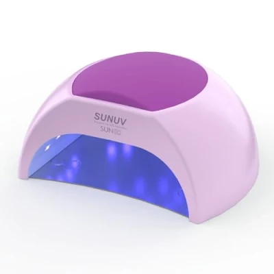 Immagine di Lampada Unghie LED UV SUNUV Professionale per Gel e Semipermanente, Sensore Di Avvio Automatico, 4 Timer 10/30/60/90S (Viola)