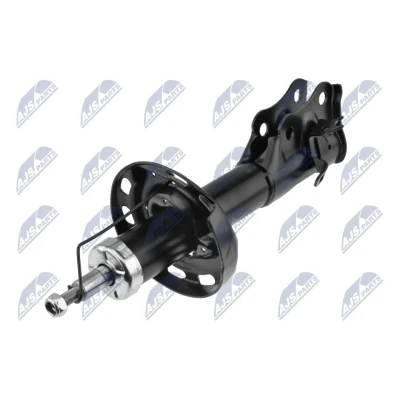 Immagine di NTY A HD 025 Ammortizzatore Assale anteriore Dx pressione del gas doppio tubo tipo McPherson Spina superiore, Collare inferiore