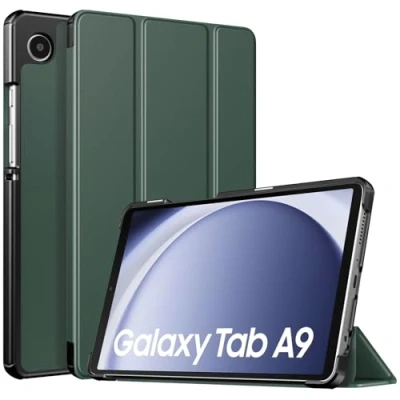Immagine di TiMOVO Custodia Protettiva Compatibile con Samsung Galaxy Tab A9 8.7&quot; 2023, Sottile e Leggero, Cover a Guscio Posteriore Rigido per SM X110/X115/X117, Verde Notte