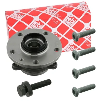 Immagine di febi bilstein 27317 kit cuscinetto ruota con mozzo ruota, anello a impulsi ABS e viti di fissaggio, 1 unità