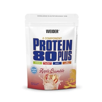 Immagine di WEIDER Protein 80 Plus polvere proteica multicomponente, per frullati di proteine cremosi, scandalosamente deliziosi, combinazione siero, caseina, del latte e