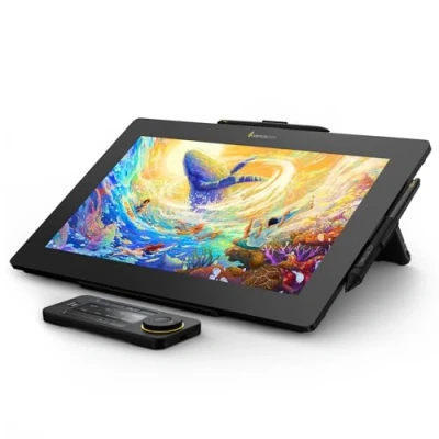 Immagine di Xencelabs Pen Display 16 Bundle 4K OLED Professionale Tavoletta Grafica con Schermo 16&quot; Portatile Quick Kesys, Cavalletto Mobile e 2 Penne senza Batteria per Windows ARM/Windows/Mac/Linux