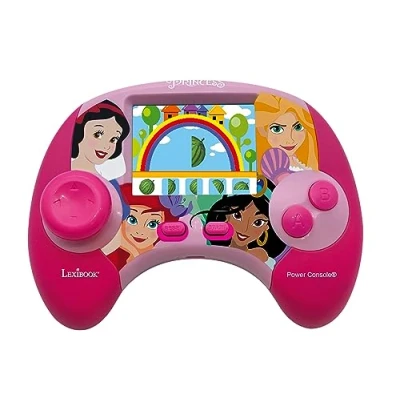 Immagine di LEXIBOOK Console éducative bilingue Français/anglais Princesses Disney avec écran LCD 2,8 pouces Rose JCG100DPi1