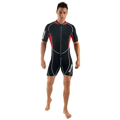 Immagine di Seac Ciao, Muta Corta da Uomo, Neoprene 2,5 mm per Snorkeling, Subacquea e altre Attività in Acqua