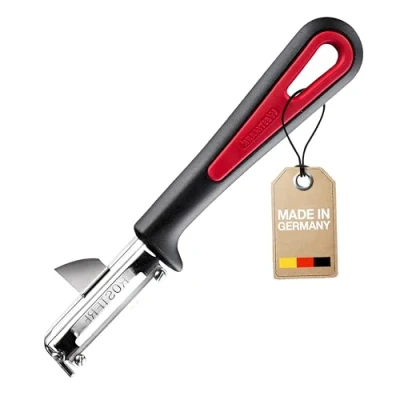 Immagine di Westmark Pelaverdure universale con punta, Per mancini, Gallant, Lama in acciaio inox avvitata, Colore: Nero/Rosso, 29032270