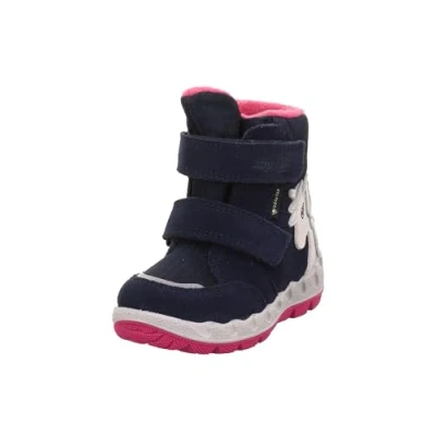 Immagine di Superfit Icebird Scarpe primi passi per bambini, Taglia: 35, Blue/pink Pelle e tessuto