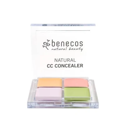 Immagine di Benecos natural beauty 94267 correttore CC cremoso correttivo senza talco vegano beige/verde/rosa/viola