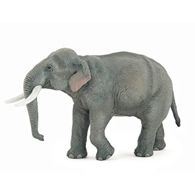 Immagine di PAPO Grande statuetta di animale Elefante asiatico, protettore della giungla, giocattolo per bambini dai 3 anni Conoscenza delle specie in via estinzione