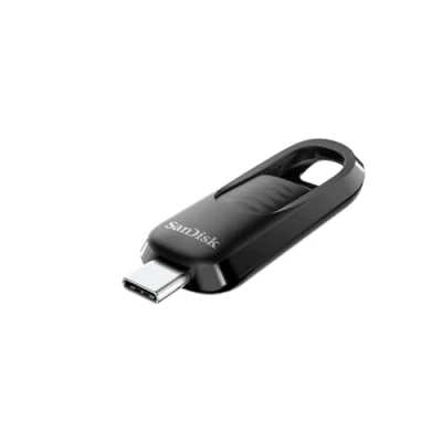 Immagine di SanDisk 64 GB Unita Flash USB Type C, prestazioni 3.2 Gen 1 con connettore retrattile, fino a 300 MB/s Nero
