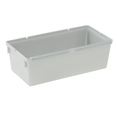 Immagine di keeeper Organizer per cassetti, Ampliabile a piacere, Plastica resistente (PP), 15 x 8 5 cm, Pepe, Argento