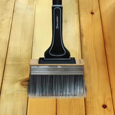 Immagine di ROLLINGDOG Pennello per decking da 17,8 cm, applicatore di olio pavimenti in legno, macchiare ponti, pareti, soffitti, capanni e recinzioni