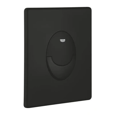 Immagine di GROHE Start 389642430 Piastra di scarico per WC sospeso QuickFix (acqua e funzionamento &amp; Stop), colore: Nero opaco