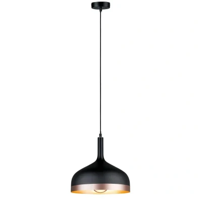 Immagine di Paulmann Neordic Embla 79629 Lampada a sospensione LED (monocolore) E27 20 W Nero, Rame opaco