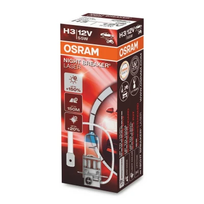 Immagine di OSRAM 64151NL Lampadina, faro di profondità H3 12V 55W Alogeno BMW: 3 Touring, Sedan, 1 Hatchback, FIAT: 500 Punto II Hatchback