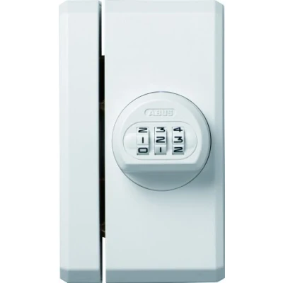 Immagine di Abus Fts106 Serratura con Blocco, Blocco per Finestre Codice Numerico Selezionabile, Chiusura a Chiave, Livello di Sicurezza: 10, 26118, Bianco