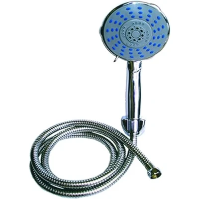 Immagine di kippen 5107BX Kit Maxi 5&quot; con Doccetta Anticalcare, Flessibile Doccia e Supporto per Attacco a Parete, Cromato