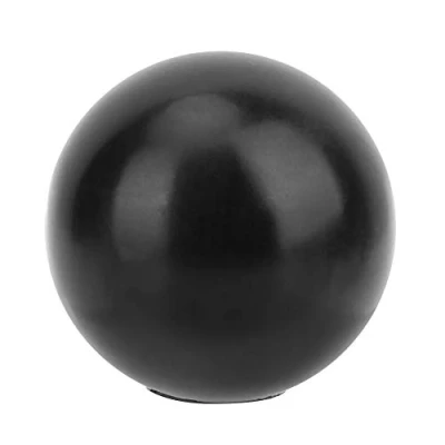 Immagine di Manopola con leva a sfera nera 5 pezzi, dado in rame filettato M8, pomello del cambio impugnatura rotonda bachelite