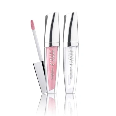 Immagine di Deborah Milano Set Makeup Super Gloss Lucidalabbra, N.02 Pearly Rose e N.01 Transparent, Lip Volumizzante Brillante con Acido Ialuronico, Dona Labbra Soffici, Levigate Idratate, 4.5 gr
