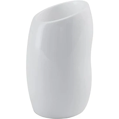Immagine di Gedy G Iside Portaspazzolini Bianco, Misure e Peso Prodotto: 13X8X8,2 CM &amp; 0,41 kg, Realizzato in Resina Sabbia, Porta Spazzolini Bagno Design di R&amp;S, 2 Anni Garanzia, Unica