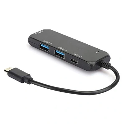 Immagine di Adattatore hub USB, da 4 porte USB c a 3 x 2.0 + 1 TyPe splitter dati cavo porta dock station converter per PC laptop tablet desktop