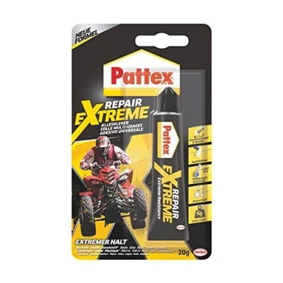 Immagine di Pattex Colla per riparazioni estreme, resistente a tutto Tube de 20g Translucide