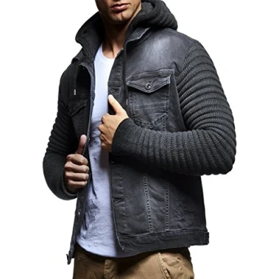 Immagine di Leif Nelson Giacca di jeans, Uomo, Taglia: Medium, Anthrazit