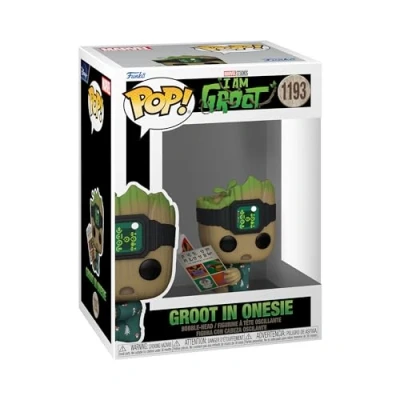 Immagine di Funko Pop! Marvel: Guardians Of The Galaxy Groot PJs With Book Shorts Figura in Vinile da Collezione Idea Regalo Merchandising Ufficiale Giocattoli per Bambini e Adulti TV Fans