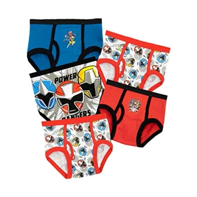 Immagine di Power Rangers Biancheria Intima delle Ragazzi Confezione da 5 Multicolore 8 9 Anni