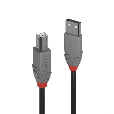 Immagine di LINDY CAVO USB 2.0 A/B ANTHRA LINE 3M