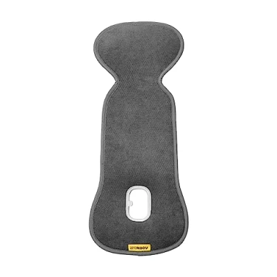Immagine di Air Layer foderina traspirante Non fa sudare il bambino Cotone organico Seggiolino Auto (Anthracite, Gruppo 0)