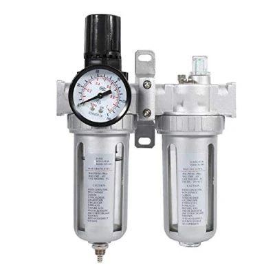 Immagine di Regolatore Filtro Compressore d&#039;aria, del d&#039;aria 1/4&quot;, Separatore d&#039;acqua e Olio ad Aria Compressa, Riduttore di Pressione dell&#039;aria Compressa