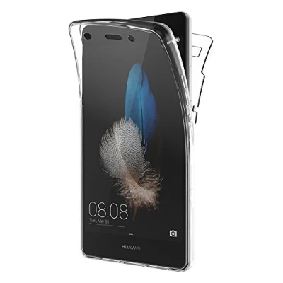Immagine di AICEK Cover Huawei P8 Lite, 360 Full Body Lite Silicone Case Molle di TPU Trasparente Sottile Custodia per (5.0 Pollici)