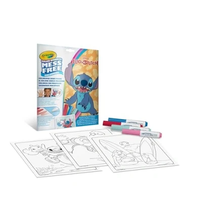 Immagine di CRAYOLA Color Wonder, Coloring Set con 18 Pagine da colorare e 4 Pennarelli Senza Macchia, Soggetto Lilo &amp; Stitch, attività Creativa per Bambini, età 3,4,5 Anni, cod. 75 2665